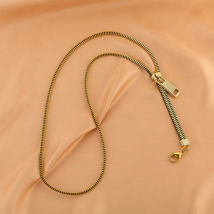 Titanium Zipper Necklace/Bracelet