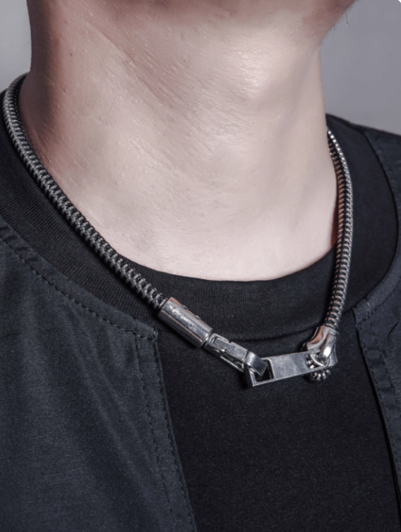 Titanium Zipper Necklace/Bracelet